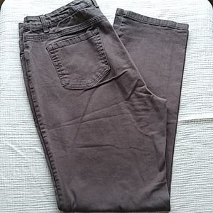 Charter club grey straight leg jean size 16